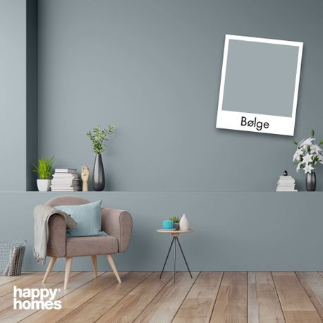 Happy Homes illustrasjon med fargen Bølge